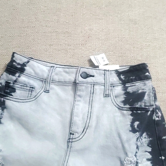 Letter To Juilet Los Angeles High waisted Jeans Shorts Gray nwt - Picture 3 of 8